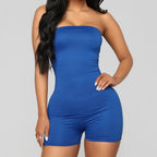 Women's Pullover Sleeveless Jumpsuit Multicolor