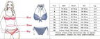 European And American Bikini Printed Two-piece Swimsuit