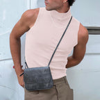 Mens Fashionable Solid-Color Sleeveless Base Layer Tank Top