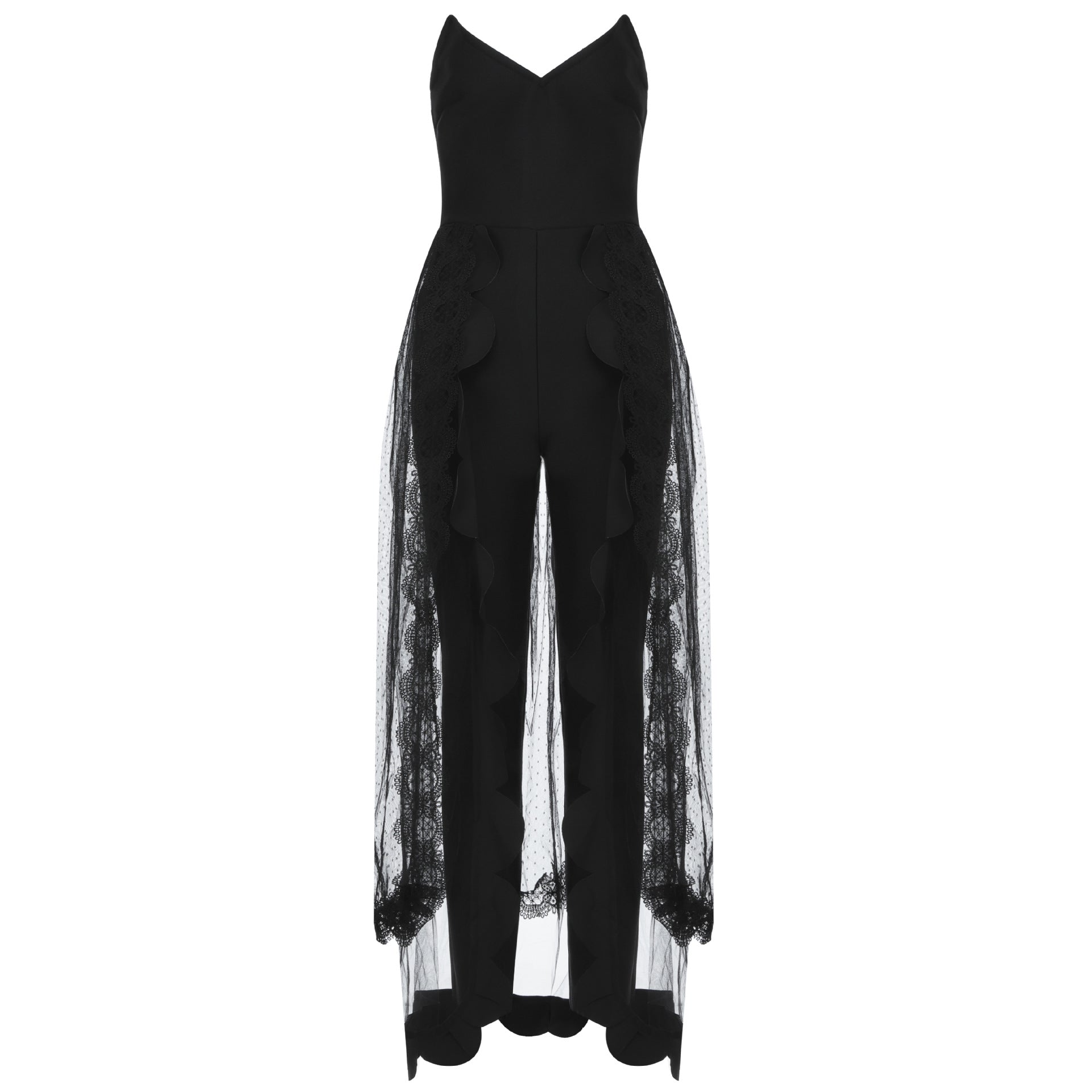 Slim bandage jumpsuit