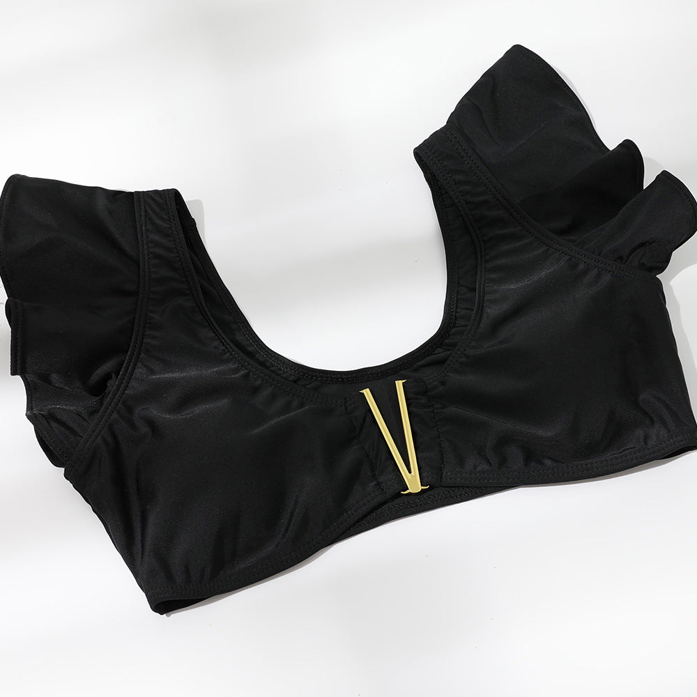 Women's High Waist Women's Split Swimsuit
