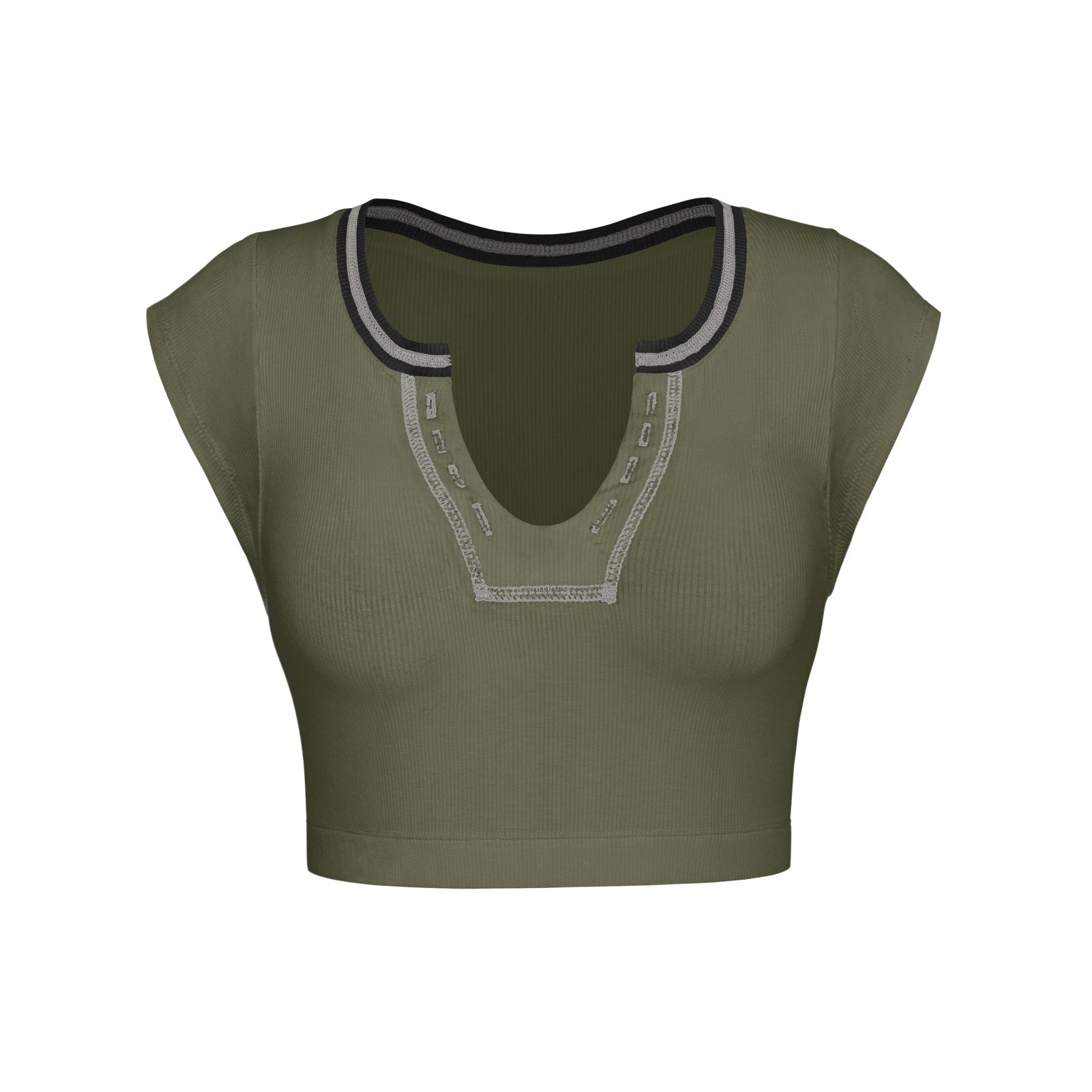 Summer Slim-fit Ultra-short Sexy Hot Girl Top Knitted Base