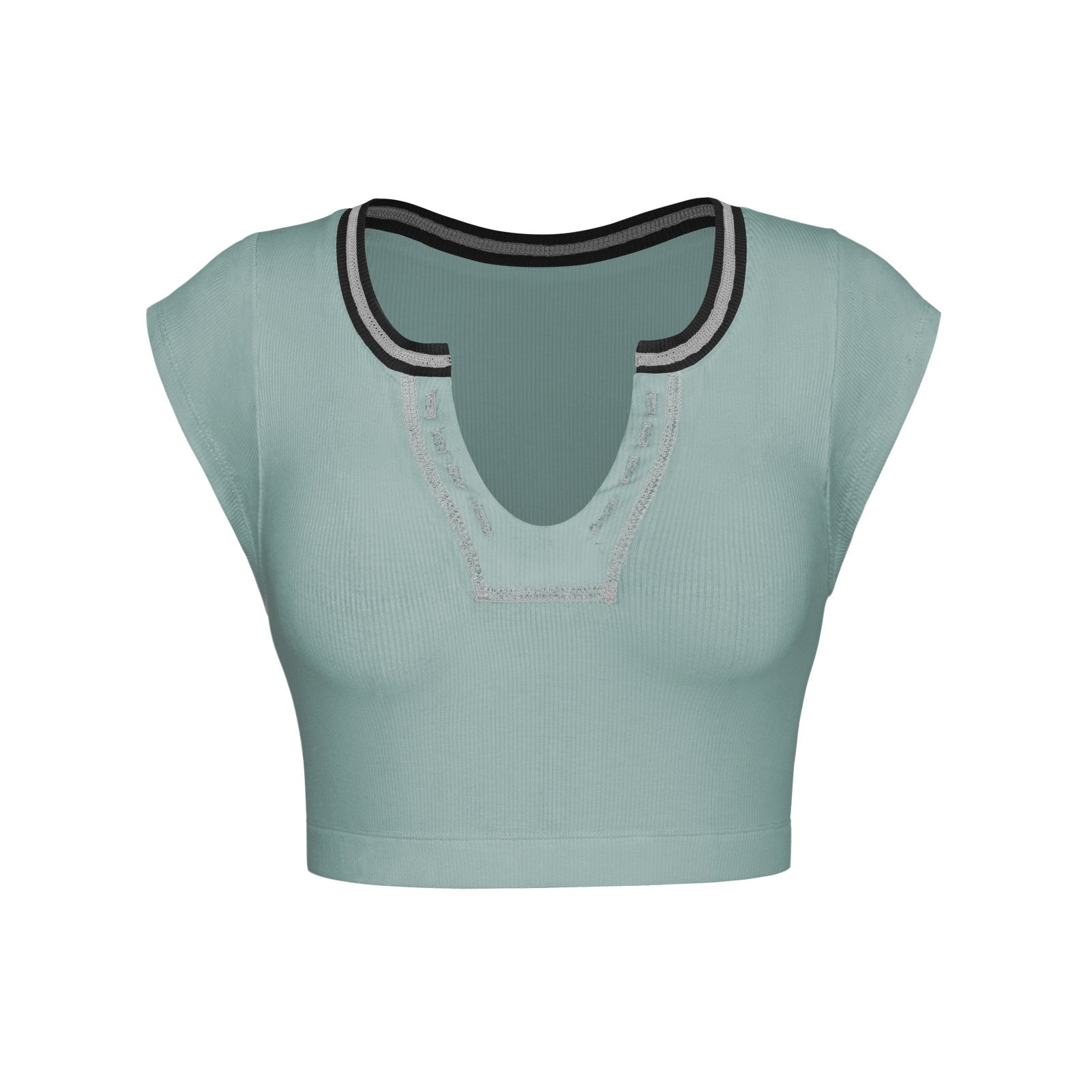 Summer Slim-fit Ultra-short Sexy Hot Girl Top Knitted Base