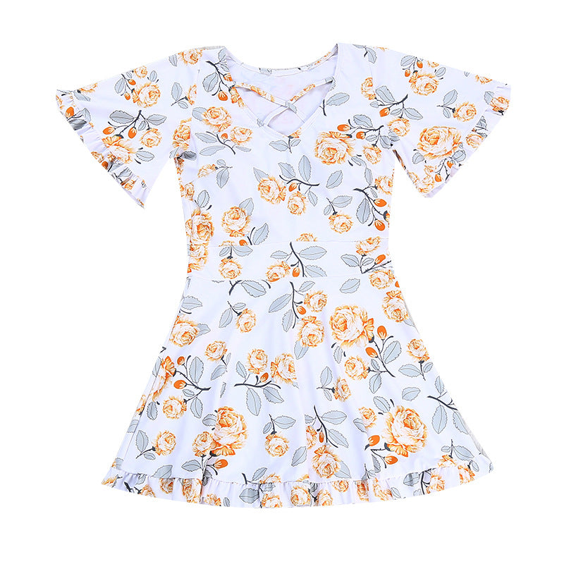 Women's High Waist Slimming Printed Swimsuit