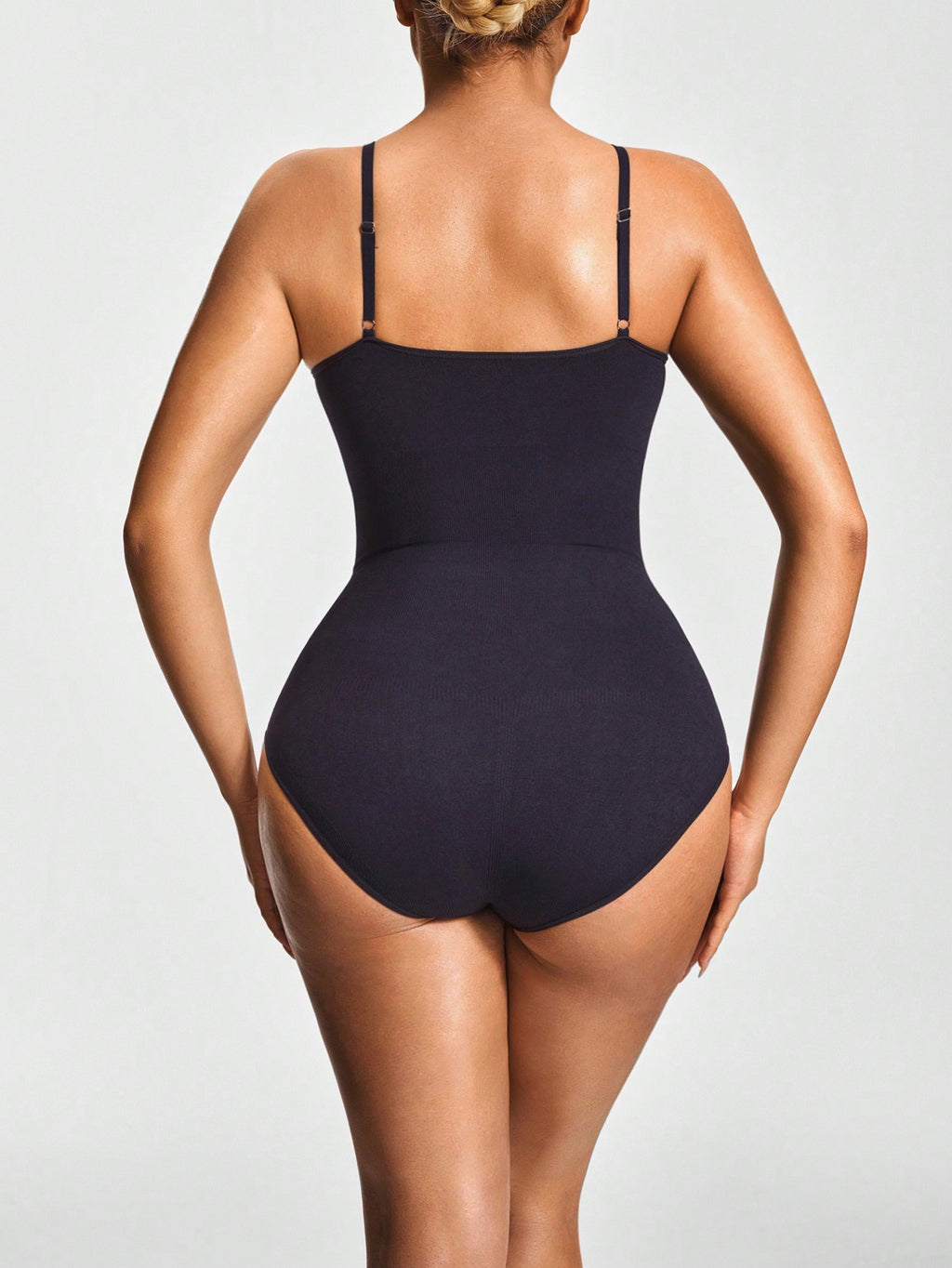 Adjustable Strap Full Body Shapewear Bodysuit - Bust Lift, Tummy Control & Butt Enhancement