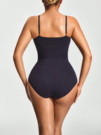 Adjustable Strap Full Body Shapewear Bodysuit - Bust Lift, Tummy Control & Butt Enhancement