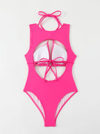 Sexy Cutout Strap One-piece Swimsuit Bikini