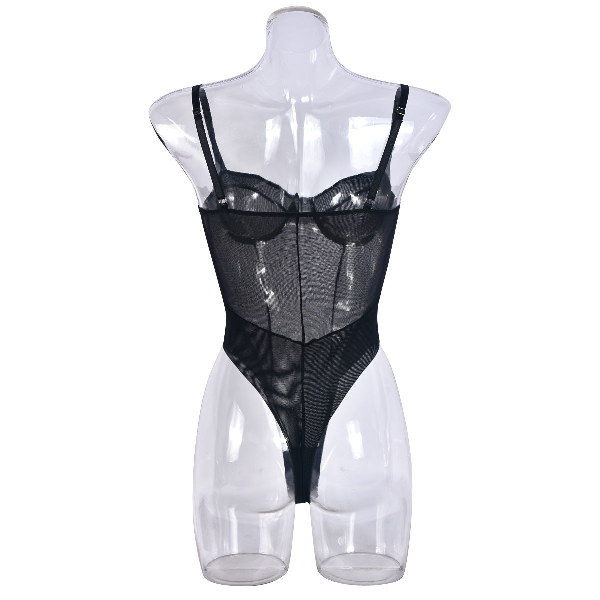 Women's Double-layer Ultra-thin Mesh Jumpsuit
