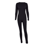 Solid color sexy tight bottomed Jumpsuit