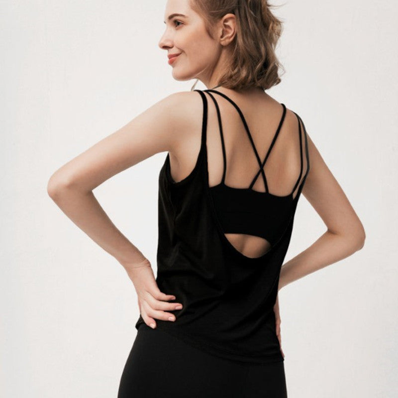 Halter Yoga Wear Ladies Sports And Fitness Base Camisole