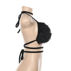 Women's Solid Color Plus Velvet Base Tube Top