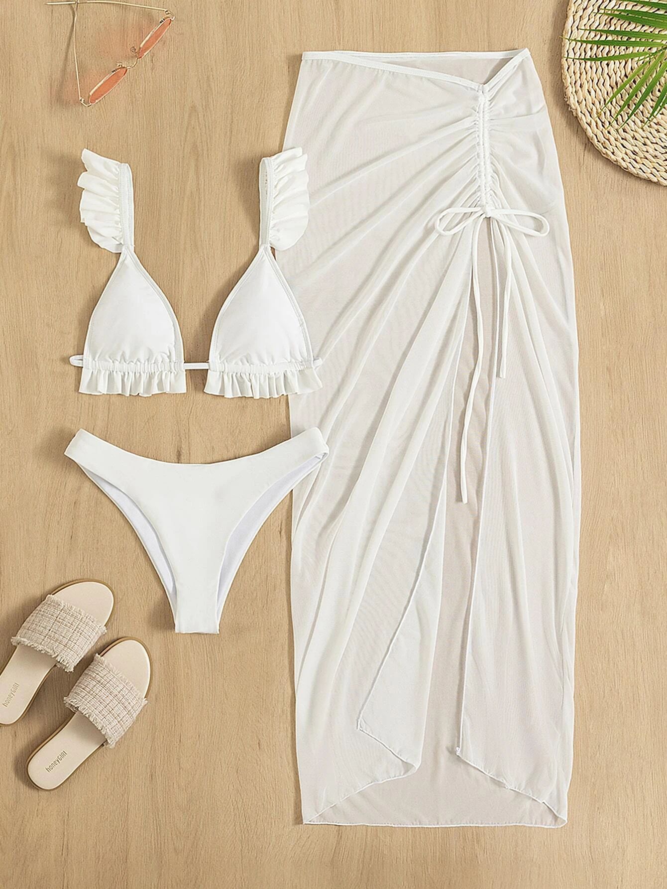 Split Swimsuit Sexy Three-piece Suit Bikini