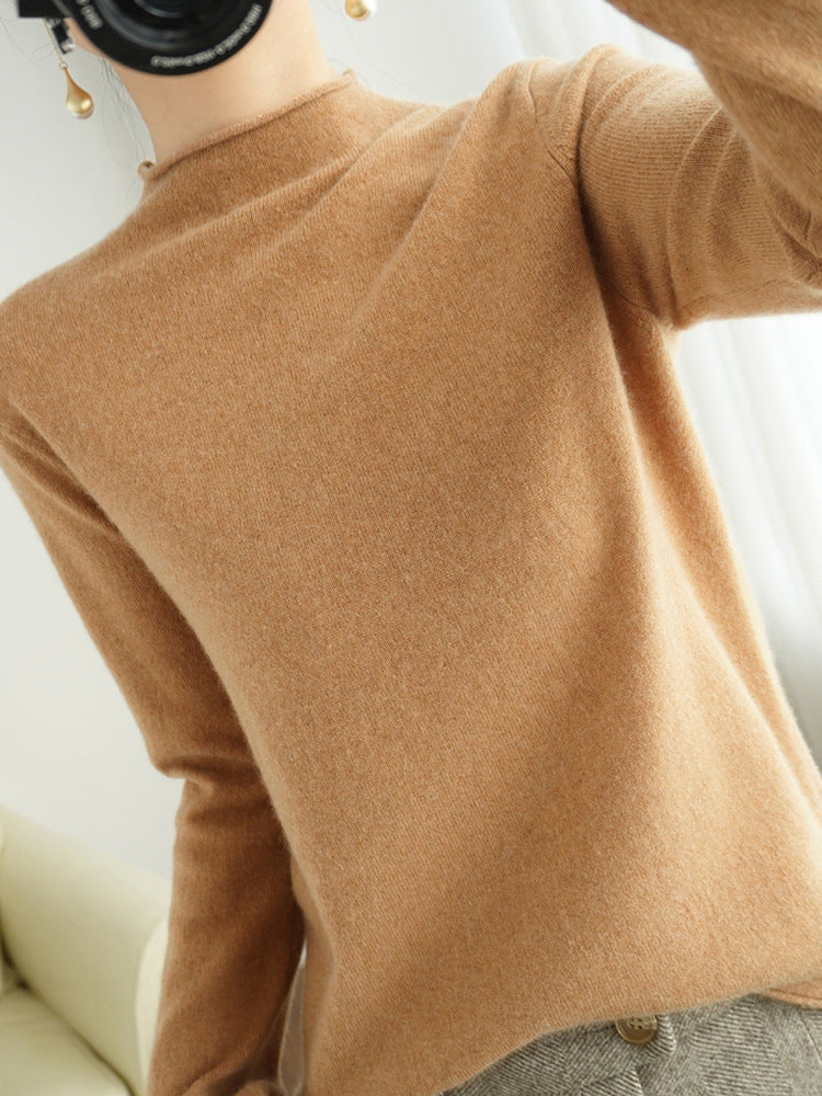 Women's Pullover Sweater Inner Wear Thickened Wool Base Shirt