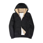 Fleece-lined Extra-thick Trendy Corduroy Lambswool Sportswear Set