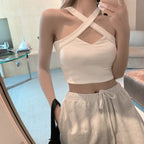 Women's Strapless Sleeveless Inner Layer Halter Top