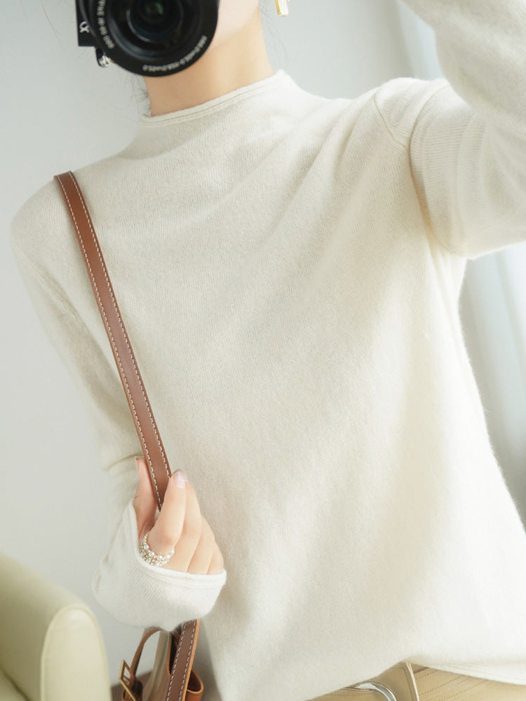 Women's Pullover Sweater Inner Wear Thickened Wool Base Shirt