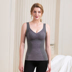 Warm And Hot Base Inner Wear Women's Sling Inner Wear Fleece-lined Warm Vest With Chest Pad For Women