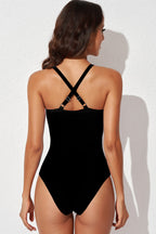 Lace Stitching One-piece Swimsuit For Women Summer