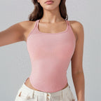 AutumnWinter Commuter All-Match Backless Base Layer Top