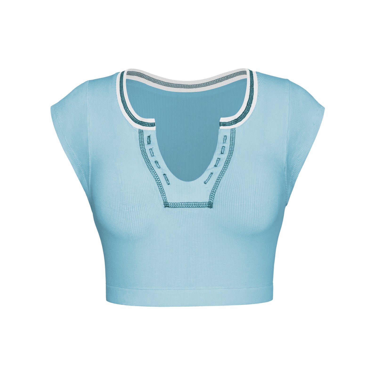 Summer Slim-fit Ultra-short Sexy Hot Girl Top Knitted Base