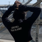 Letter Print Turtleneck Sweater Women's Inner Wear