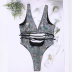 New One-piece Swimsuit Feminine Halter
