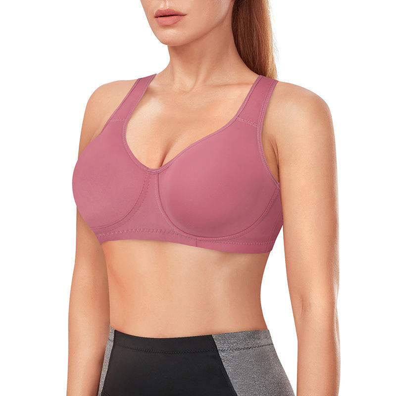 Adjustable-strap Shapewear Shockproof Bra