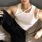Beautiful Stitching Design Sense Inner Wear Stretch-fit T-shirt