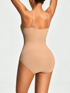 Adjustable Strap Full Body Shapewear Bodysuit - Bust Lift, Tummy Control & Butt Enhancement