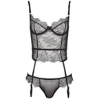 French Lace See-through Underwear With Steel Ring Sexy Inner Wear
