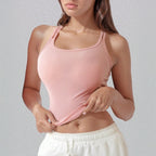 AutumnWinter Commuter All-Match Backless Base Layer Top