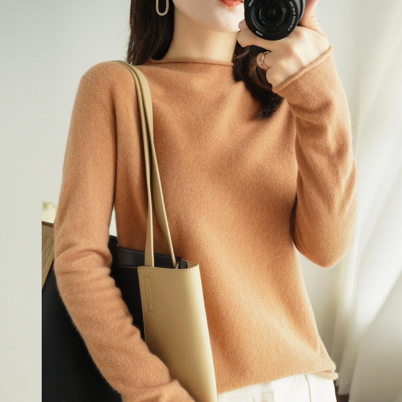 Women's Pullover Sweater Inner Wear Thickened Wool Base Shirt