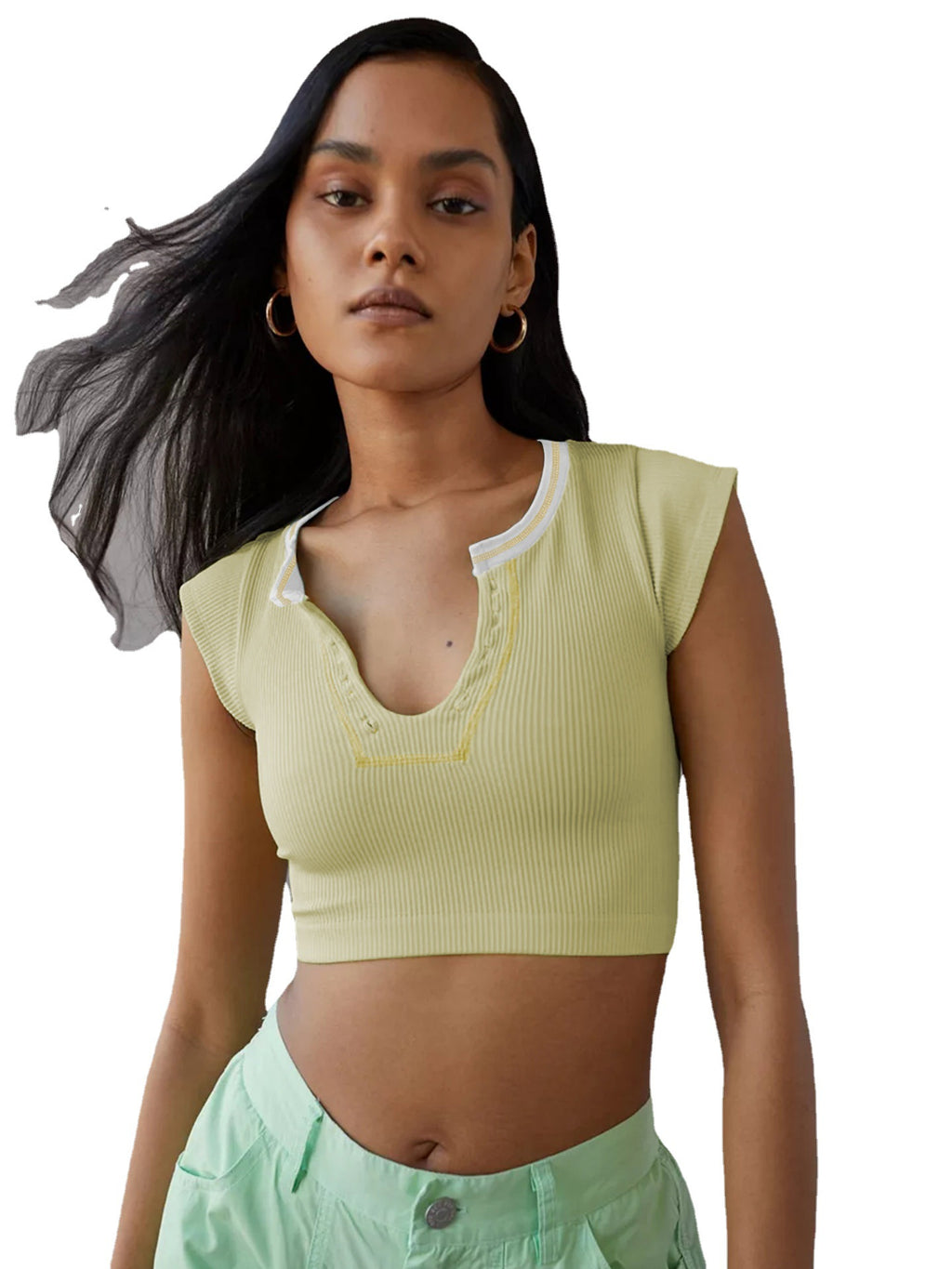 Summer Slim-fit Ultra-short Sexy Hot Girl Top Knitted Base