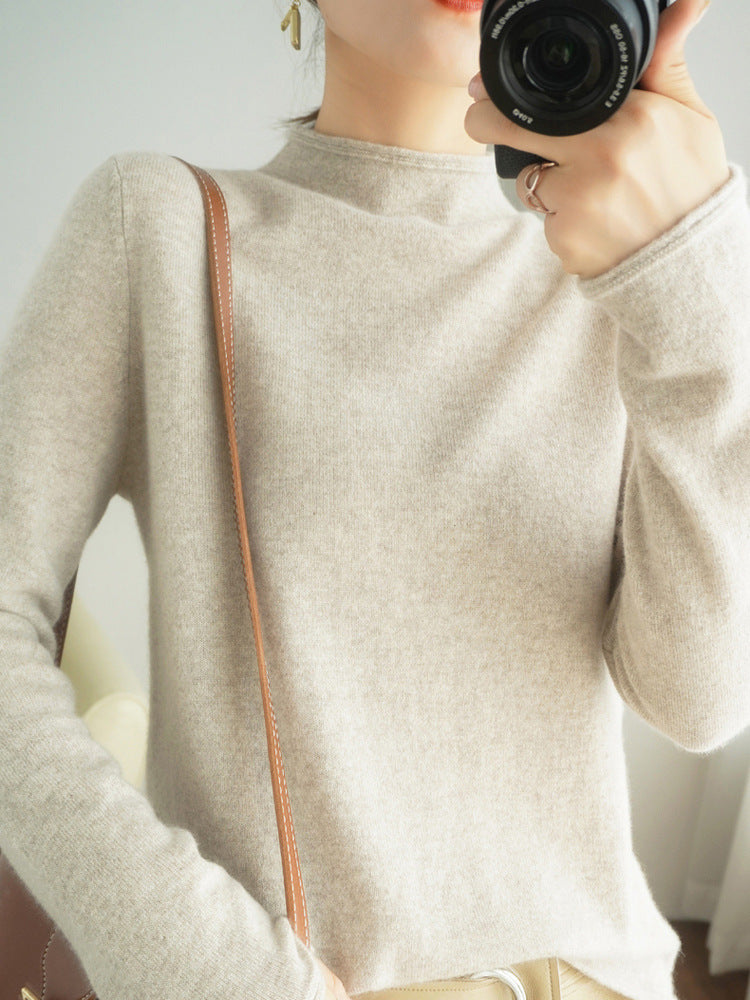 Women's Pullover Sweater Inner Wear Thickened Wool Base Shirt