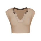 Summer Slim-fit Ultra-short Sexy Hot Girl Top Knitted Base