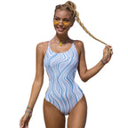 Women's Backless Strappy One Piece Swimsuit Bikini