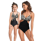 Parent-child Midriff Outfit One Piece Swimsuit