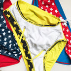 New Men's Triangle Swimsuit Color Blocking