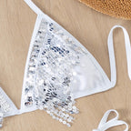 Sequin Charm Ladies Bikini One Piece Swimsuit