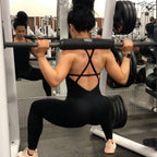 Women's Yoga Fitness Halter Hip Jumpsuit