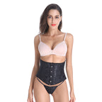 Corset Vest Inner Wear Court Waist Belt Clip Four Buckle Waist Girdling Belly Contraction Jacquard Steel Rib