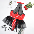 Mesh Joint Halter Jumpsuit