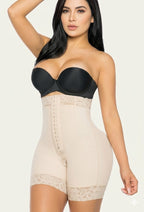Tummy Control Shapewear For Women Strapless Fajas Colombianas Body Shaper Shorts Butt Lifter With Zipper Crotch