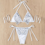 Sequin Charm Ladies Bikini One Piece Swimsuit