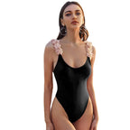 Swimsuit Women's One-piece Bikini Lace Shoulder Strap