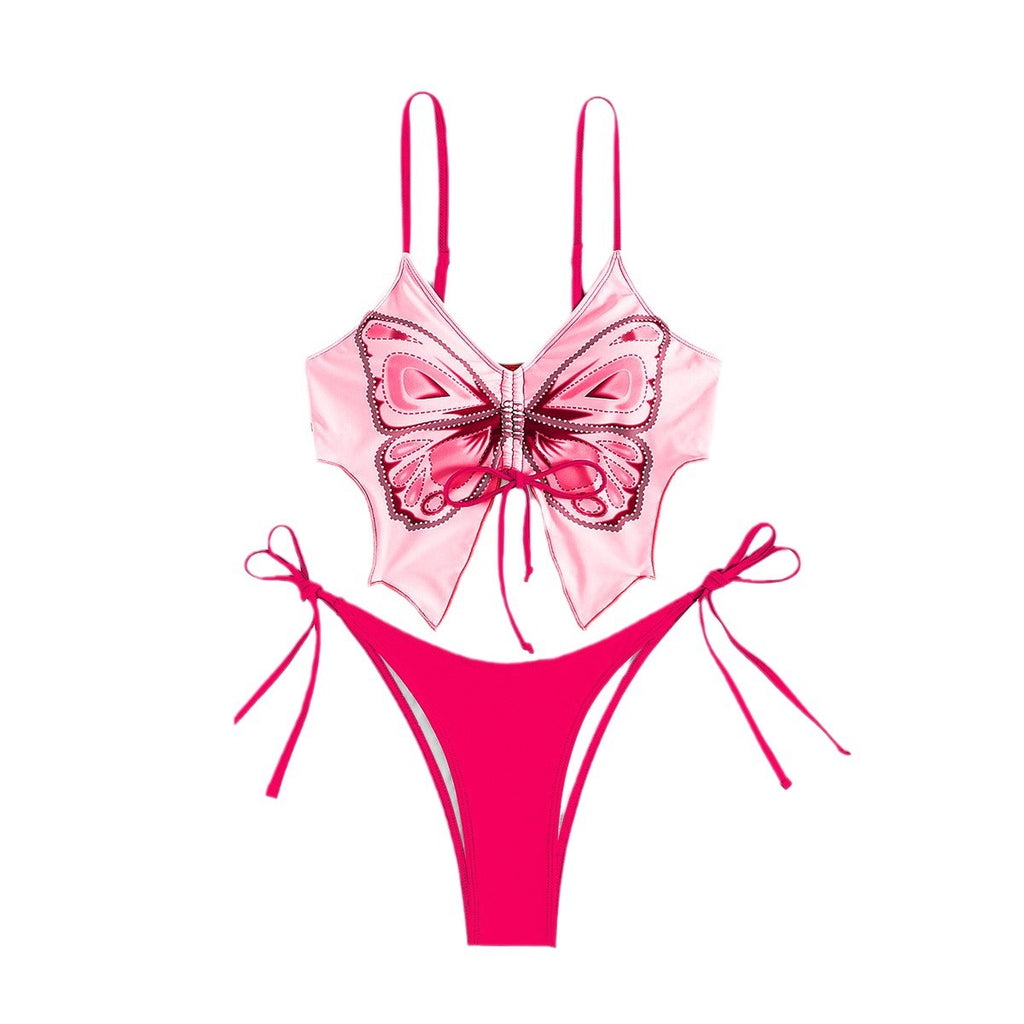 Bikini Swimsuit Female European And American Sexy Style Butterfly Swimsuit