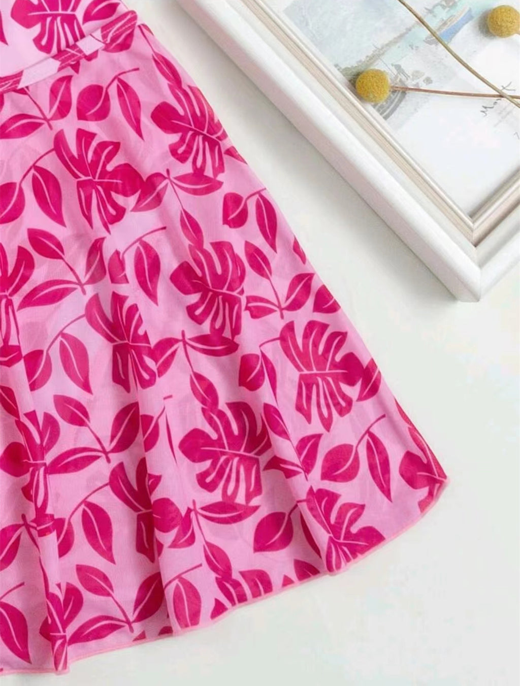European And American Printed One-piece Bikini Swimsuit