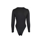 Women's Long Sleeved Zipper Slim Fitting Jumpsuit