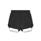 Men's Athletic Shorts Double-layer Fitness Wicking