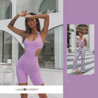 Sports Dance Jumpsuit Seamless Sexy Yoga Bodysuit Jumpsuit Gym